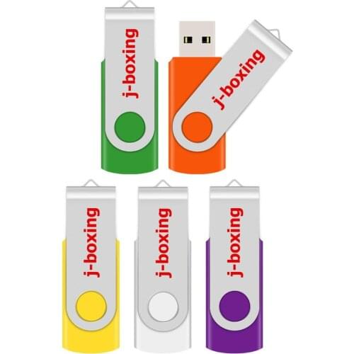 Multicolour 16GB USB 2.0 Flash 5PCS Metal Folding Memory Flash Stick Pendrive for Computer Mac Tablet Speaker 16gb Data Storage