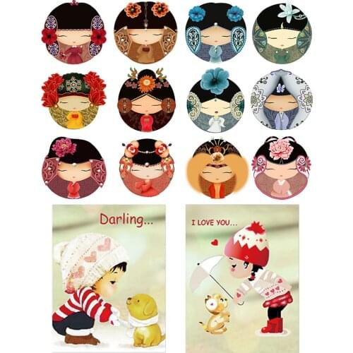 Twelve Beauties of Jinling DIY Cross Stitch Stamped Kit 11CT Printed DIY Crafts Characters Ecological Cotton Thread Decoration