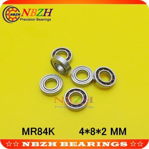 NBZH sale price 10piece/lot miniature bearing MR84Z MR84 L840 OPEN 4*8*2 MM for Rc hobby and Industry MR84K SMR84 SUS440C