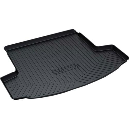 No odor carpets waterproof non slip durable rubber car trunk mats for Chevrolet Cruze Captiva Malibu Trax