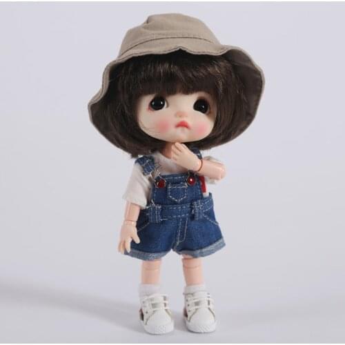 HOUZIWA OB11 Doll Clothes 1/12 Bjd Doll Clothes Overalls Clothes For Dolls OB11