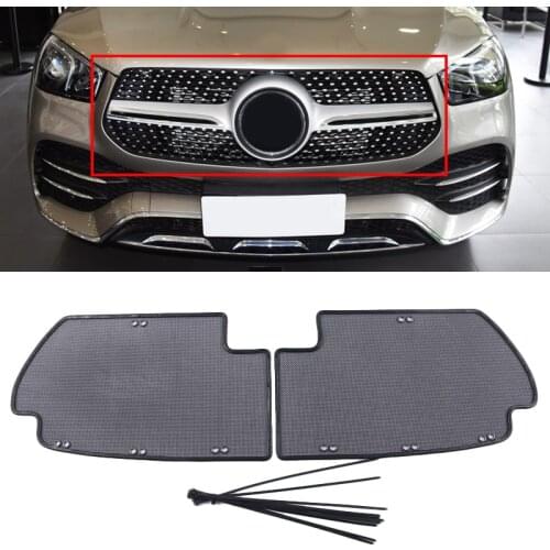 For Mercedes-Benz GLE W167 2020 Accessories Stainless Steel Front Grille Insert Net Anti Pest Dust Garbage Proof Inner Cover Net
