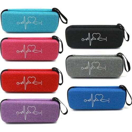 Portable Stethoscopes Carrying Case for 3M Littmann Classic III, Accessories Bandage Scissors Trauma Shears Organizer
