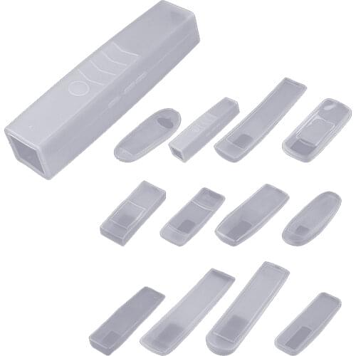 HOT 1pcs Transparent Dust Protect Protective Storage Bag Portable Silicone Air Condition Control Case TV Remote Control Cover