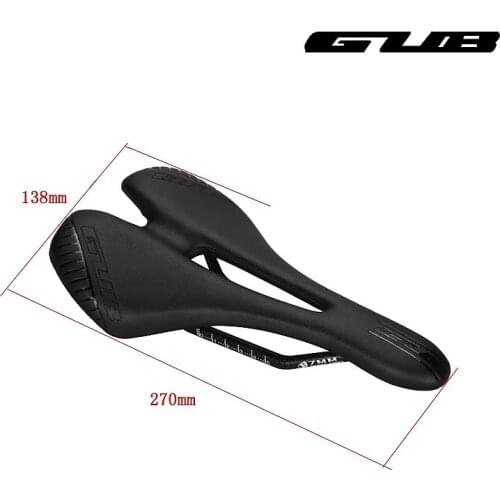 GUB 1159 Bicycle Carbon Fiber Saddle Ultralight Breathable Cycling Cushion Road Bike Racing PU Leather Seat Bicicleta Saddle