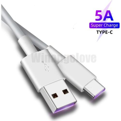 200pcs 1M/3FT high quality 5A Super fast Charging Cable for huawei P30/20/9/pro quick charge for iphone 6 7 8 micro usb