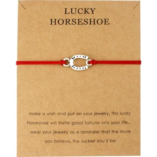 Confidence is Key Four Leaf Clover Baby Tai Chi Angel Wings Karma Balance Lock Horseshoe Wishbone Charm Bracelets for Women