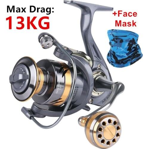 High Quality 12+1BB Fishing Reel Spinning 5.2:1 Gear Ratio High Speed Carp Fishing Reel For Saltwater Spinning Reels