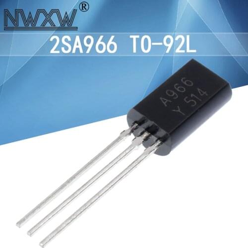 20pcs/lot 2SA966 A966 PNP audio power amplifier transistor in-line transistor TO-92L