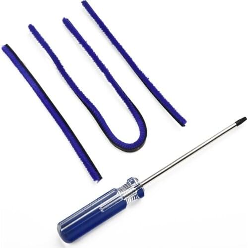 3pcs Plush Strips For Dyson V6 V7 V8 V10 V11 Vacuum Cleaner Soft Roller Head Replacement Accessories Parts