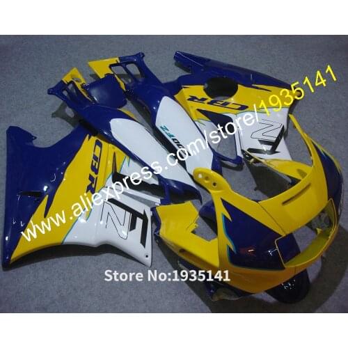 Moto Accessories For Honda CBR600 F2 1991 1992 1993 1994 CBR600F2 CBR 600 F2 91-94 Blue Yellow White Sportbike Fairings Kit