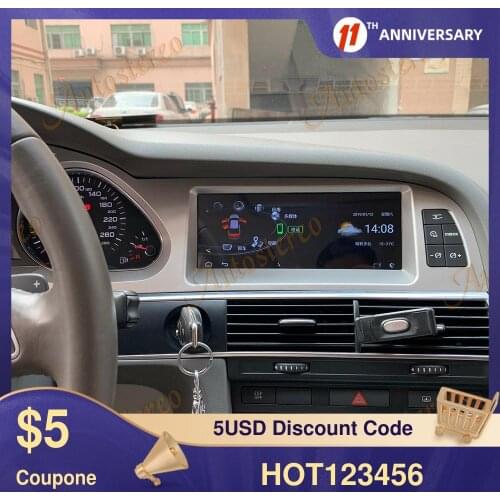 Android 10 8G+128 Carplay For Audi A6 2005-2012 Car DVD Player GPS Navigation Auto Stereo Multimedia Player Head Unit Radio Tape