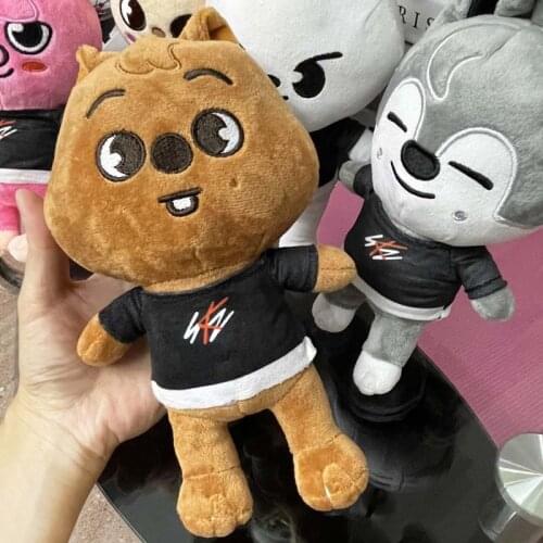Anime Korean Group Kawaii Skzooed Plush Toys Dolls Cartoon Animal Plushies Stuffed Toy For Kids Christmas Birthday Gifts