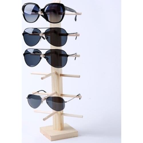 Wooden Packaging Multi Layer Jewelry Packaging Storage Racks Sunglasses Display Rack Shelf Glasses Holder Organizers Watch Boxes