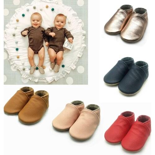 Baby First Walker Soft Leather Crib Shoes Toddler Slipper Botties Infant Moccasins For Boys Girls