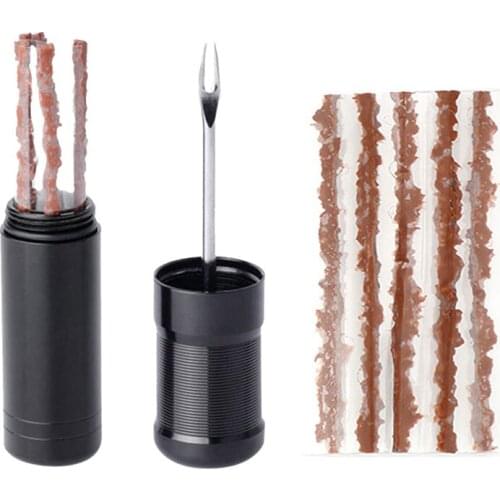 Bike Tubeless Tire Repair Puncture Kit Scooter Portable Motorcycle Bicycle Wheel Tyre Repair Tool Stripes Outdoor Accessories