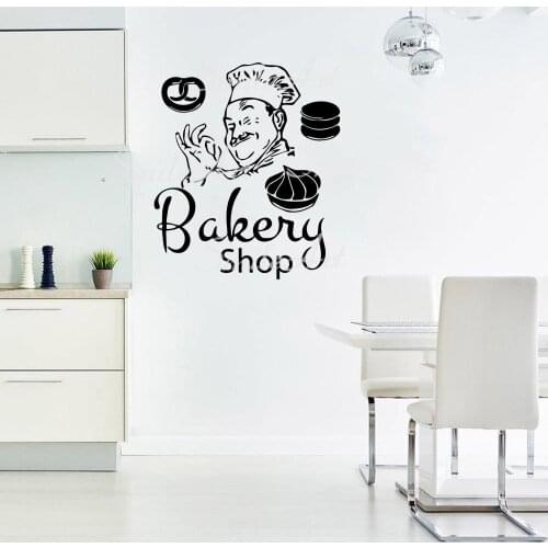Beauty Bakery Decal Removable Vinyl Mural Poster For Kids Rooms Decoration Decoration Accessories Murals