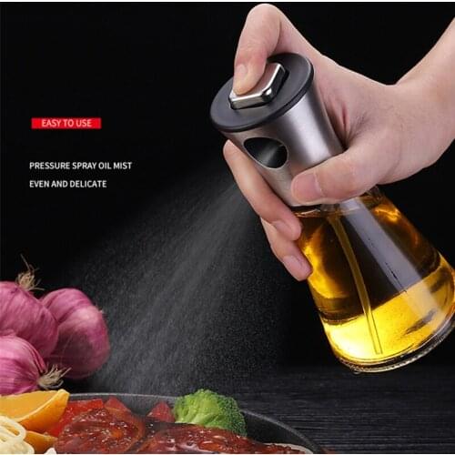 Kitchen Baking Oil Spray Empty Bottle Vinegar Bottle Oil Dispenser Salad BBQ Water Gravy Boats Grill Glass Sprayer Cooking Tool