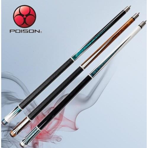 POISON AR Billiard Pool Cue Stick C3 Shaft 13mm Tip Solid Wood Inlay Cue Bullet Joint Butt Professional Billiard Stick Kit