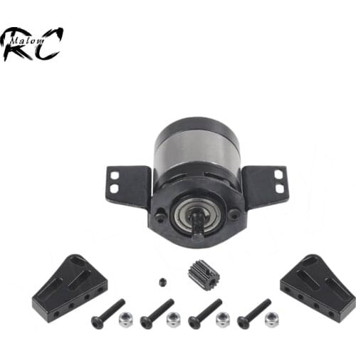 Metal 1:17 Gear Ratio Planetary Transmission Box Reduction Gearbox with Mount for 1/10 RC Crawler Car D90 Axial SCX10 Upgrade