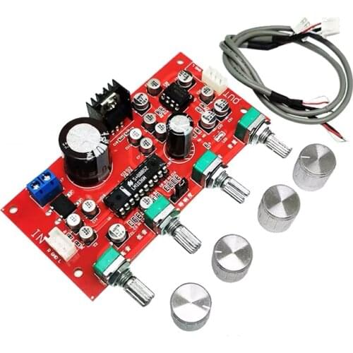 LM1036 NE5532 Tone Preamplifier Board Balance Equalizer Audio Preamp Tone Conrtol Pre amplifier
