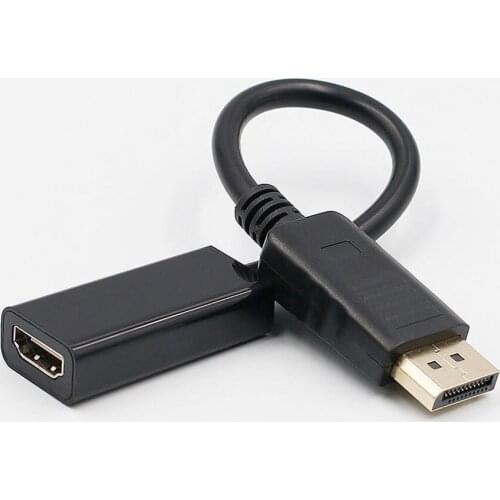 Thunderbolt DisplayPort Display Port DP to HDMI Cables Connector Adapter for Macbook Pro Air Wholesale 100/lots