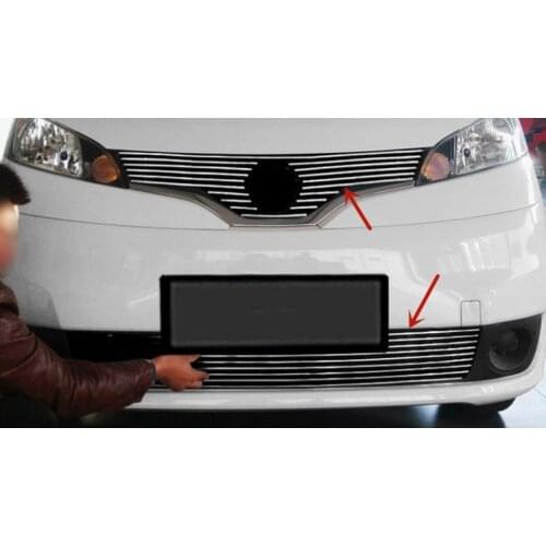For Nissan NV200 2010-2020 aluminum alloy Grille Bright bar Protective trim Grille modification accessories car accessories