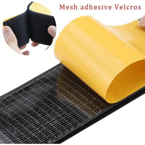 Strong Mesh Cloth Base Adhesive Velcros Self Adhesive Fastener Tape Hook Loop Traceless Home Car Magic Sticker 20/25/30/38/50mm