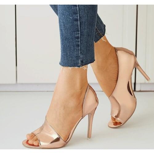 New Summer Women Leopard Sandals Fashion Ladies Solid Color Casual Open Toe Super High Heels Fish Head Pumps