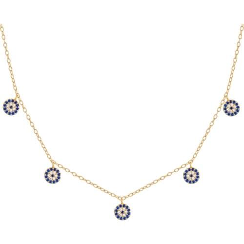 CANNER Vintage Multilayer Geometry Pendant Necklace for Women Silver Insect Cross Charm Choker Necklaces Bohemian Beach Jewelry