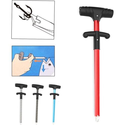 1pcs Fishing Hook Remover Tool Fishing Lure Remover Aluminum Tube Hook Detacher Portable Fish Hook Out Extractor