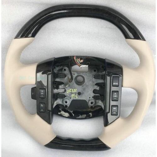 100% Real Carbon Fiber / Wood Steering Wheel For 2007 Land Rover Range Rover