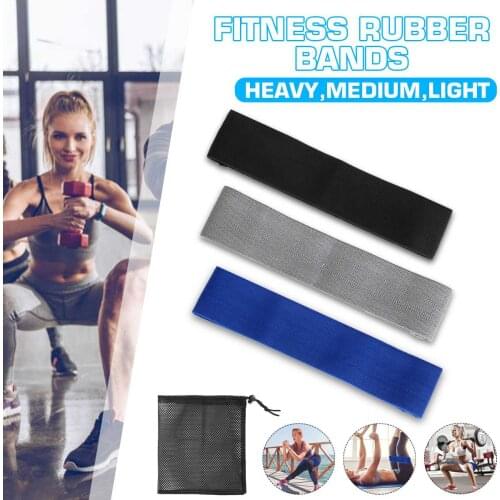 3Pcs Yoga Resistance Band High Quality Hip Circle Loop Workout Exercise for Legs Thigh Glute Butt Squat Strength Training