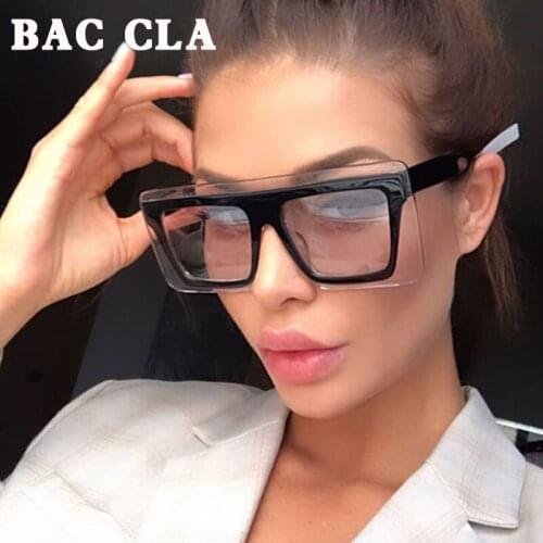 BAC CLA Oversized Women Sunglasses Fashion New Ladies Square Sun Glasses Luxury Brand Eyewear Shades Lunette De Soleil Femme