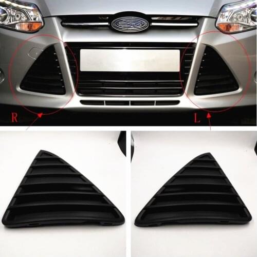 Cafoucs Car Front Bumper Triangle Grill For Ford Focus 3 Grille 2011 2012 2013 2014 BM51-17K946-AE / BM51-17K947-AE