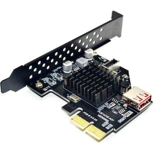 Chenyang USB 2.0 USB 3.1 Front Panel PCI-E Express Card Adapter for Motherboard