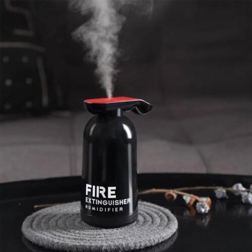 ELOOLE Mini USB Portable Fire Extinguisher Shape Vehicle Air Humidifier Atomizer Moisturizing Moisturize For Home Car Office