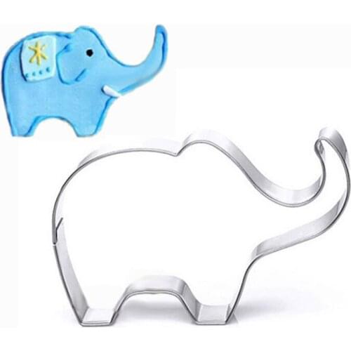 Animal Elephant Shape Confectionary Biscuit Cookie Cutters Cake Decorating Tools Candy Sugar Craft Chocolate Baking Molds