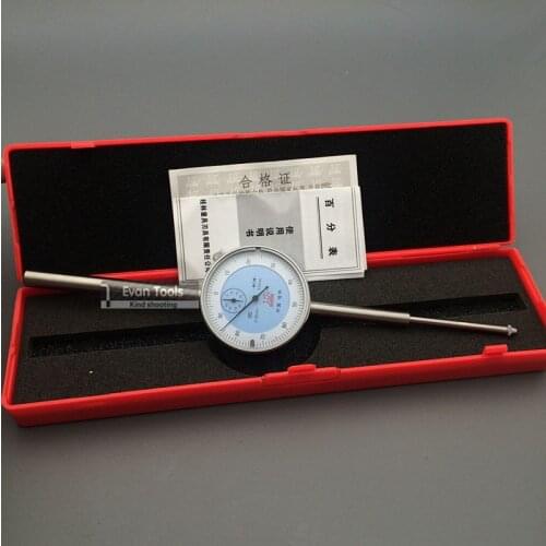 SHAN Dial Indicator 0-50mm Accuracy 0.01mm Reloj Comparador Dial Test Gauge Measure Tools