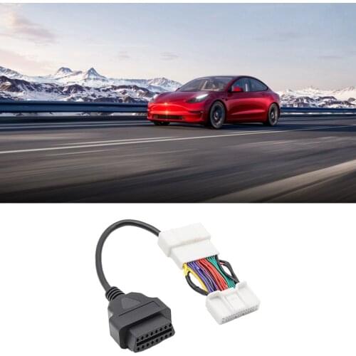 OBD2 Diagnostic Interface Wiring Cable Applicable Adapter Harness for Scan My Tesla and TesLAX Tesla Model 3