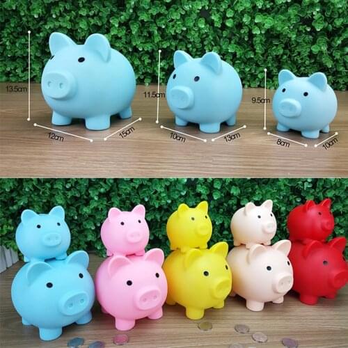 Creative Cartoon Pig Money Bank Coins Storage Children Box Money Saving Boxes Kids Toys Birthday Gift Home Decor Piggy Cash Box