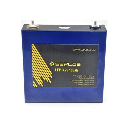 China Seplos Deep cycle solar storage Rechargeable 3.2v prismat lithium ion 100ah lifepo4 battery 3.2v 100ah