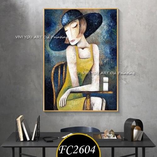 Best Picasso Handpainted Oil Paintings on Canvas Famous Abstract Art Reproductions Wall Posters for Home Bar Decor