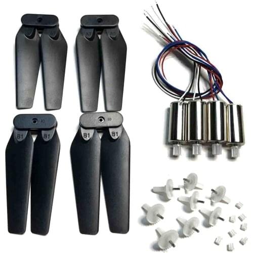 M71 KF609 RC Quadcopter teng mini drone motors engines Spare parts blades propeller guard landing skid gear etc kit set