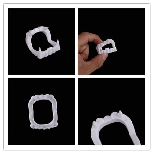 New Luminous Vampire Fake Teeth Dracula Teeth Halloween Monster Werewolf Zombie Fangs Halloween Masquerade Cosplay Costume Prop