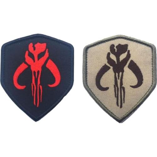 New Bounty Hunter 3D Embroidery Armband Military Tactics Special Warrior Gas Badge Clothing Backpack Hat Personality Patch