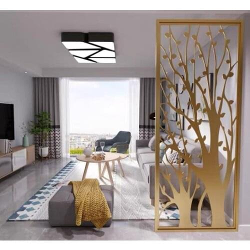 Stainless Steel Screen Partition Home Entrance Door To Block The Living Room Decoration Entrance