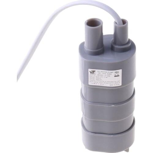 12V 1.2A DC Micro Submersible Motor Water Pump 12L/Min 600L/H 5M 5.5x2.1 Female