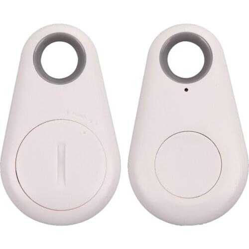 Portable Size Smart Bluetooth 4.0 Tracer Locator Tag Alarm Wallet Key Pet Dog Tracker Child GPS Locator Key Tracker white