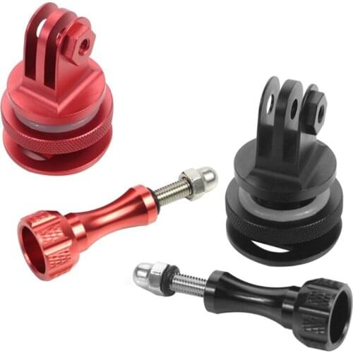 Aluminum Alloy Tripod Monopod Screw Mount Adapter with 1/4'' Tripod Hot Shoe Adaptor Compatible with Hero Action Camera